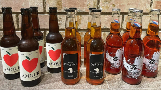 Twelve 12oz bottles Ciders Assortment