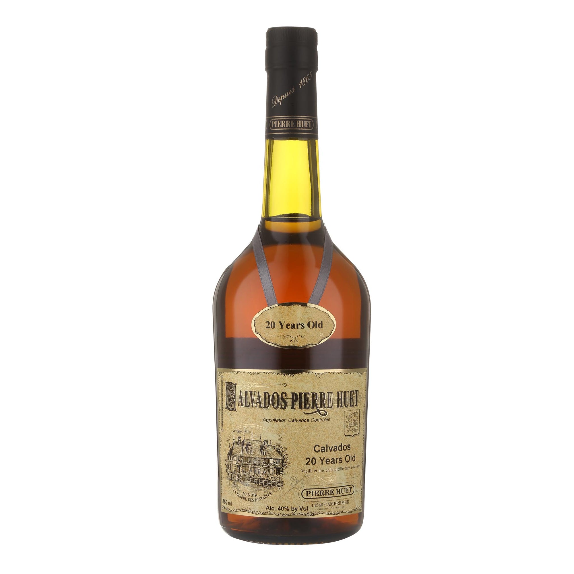 Pierre Huet Calvados AOC Pays d’Auge Cordon Argent 20 years