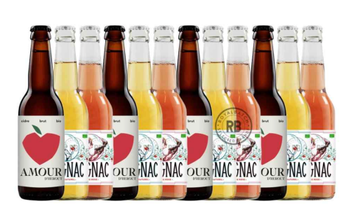 Twelve 12oz bottles Ciders Assortment - $116.99
