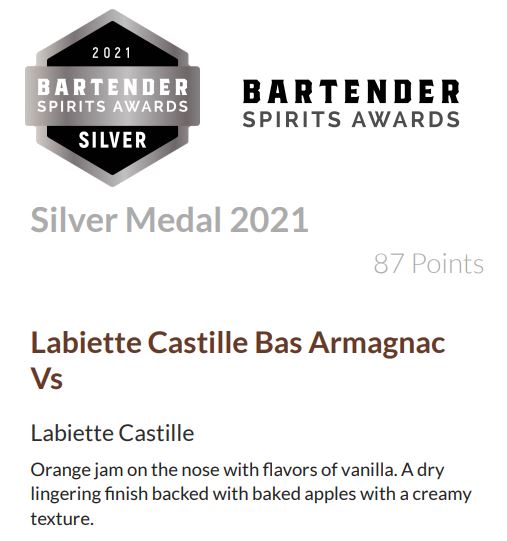 Labiette Castille Bas Armagnac VS