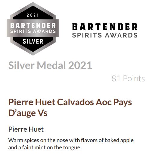 Pierre Huet Calvados AOC Pays d’Auge VS