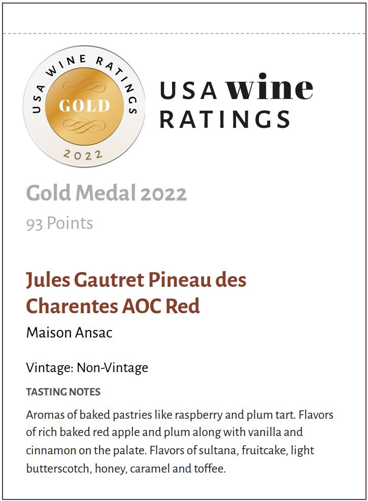 Pineau Des Charentes Rouge AOC - $36.99
